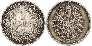 1 Mark Imperio alemán (1871-1918) Plata 