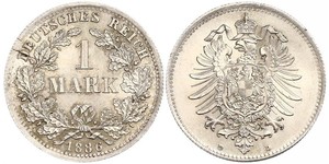 1 Mark Imperio alemán (1871-1918) Plata 