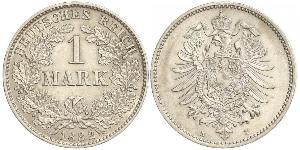 1 Mark Imperio alemán (1871-1918) Plata 