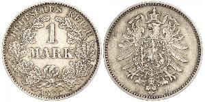 1 Mark Imperio alemán (1871-1918) Plata 