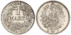 1 Mark Imperio alemán (1871-1918) Plata 