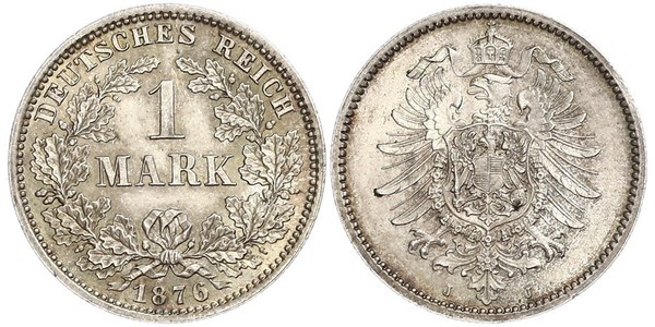 1 Mark Imperio alemán (1871-1918) Plata 