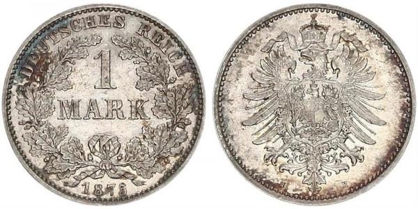 1 Mark Imperio alemán (1871-1918) Plata 