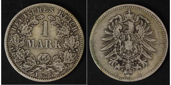 1 Mark Imperio alemán (1871-1918) Plata 