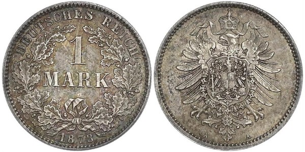 1 Mark Imperio alemán (1871-1918) Plata 