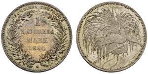 1 Mark Nueva Guinea Plata 