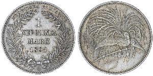 1 Mark Nueva Guinea Plata 