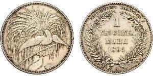 1 Mark Nueva Guinea Plata 