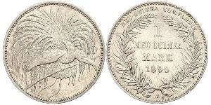 1 Mark Nueva Guinea Plata 