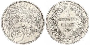 1 Mark Nueva Guinea Plata 