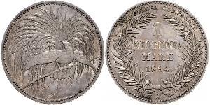 1 Mark Nueva Guinea Plata 