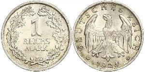 1 Mark República de Weimar (1918-1933) Plata 