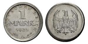 1 Mark República de Weimar (1918-1933) Plata 