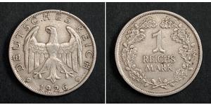 1 Mark República de Weimar (1918-1933) Plata 