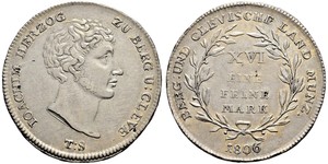 1 Mark States of Germany Plata 