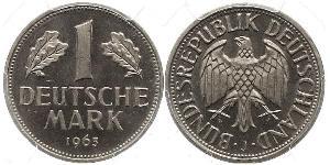 1 Mark Germania Ovest (1949-1990) Rame/Nichel 
