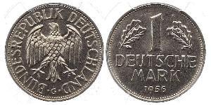 1 Mark Germania Ovest (1949-1990) Rame/Nichel 