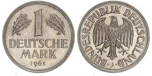 1 Mark Germania Ovest (1949-1990) Rame/Nichel 