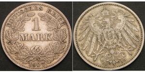 1 Mark Deutsches Kaiserreich (1871-1918) Silber 