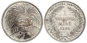 1 Mark Neuguinea Silber 