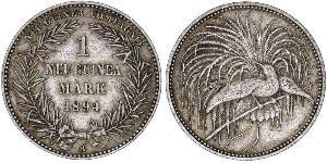 1 Mark Neuguinea Silber 