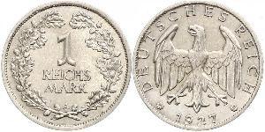 1 Mark Weimarer Republik (1918-1933) Silber 