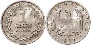 1 Mark Weimarer Republik (1918-1933) Silber 