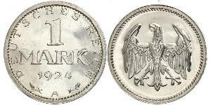 1 Mark Weimarer Republik (1918-1933) Silber 