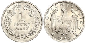 1 Mark Weimarer Republik (1918-1933) Silber 