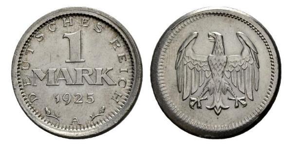 1 Mark Weimarer Republik (1918-1933) Silber 