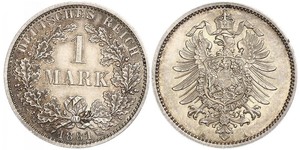 1 Mark German Empire (1871-1918) Silver 