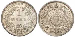 1 Mark German Empire (1871-1918) Silver 