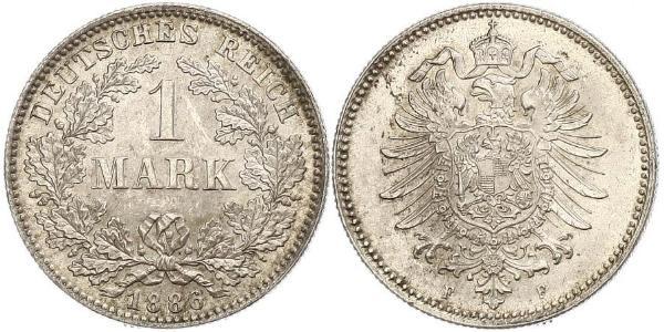 1 Mark German Empire (1871-1918) Silver 