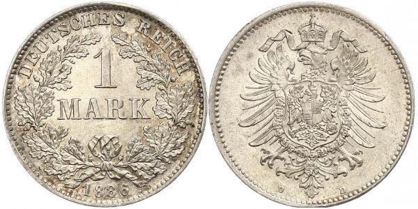1 Mark German Empire (1871-1918) Silver 