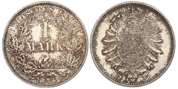 1 Mark German Empire (1871-1918) Silver 