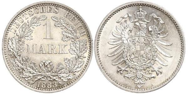 1 Mark German Empire (1871-1918) Silver 