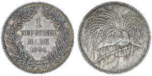 1 Mark New Guinea Silver 