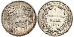 1 Mark New Guinea Silver 