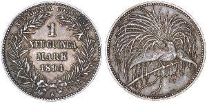 1 Mark New Guinea Silver 