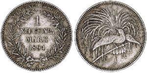 1 Mark New Guinea Silver 