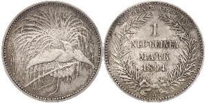 1 Mark New Guinea Silver 