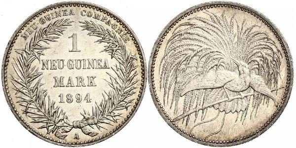 1 Mark New Guinea Silver 