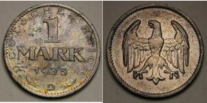 1 Mark Weimar Republic (1918-1933) Silver 