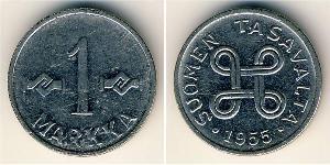 1 Mark Finland (1917 - ) Steel/Nickel 