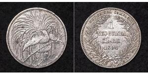 1 Mark New Guinea 銀 
