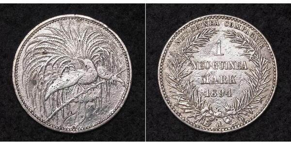 1 Mark New Guinea 銀 