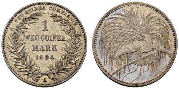 1 Mark New Guinea 銀 