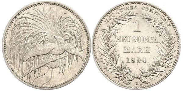 1 Mark New Guinea 銀 