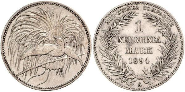 1 Mark New Guinea 銀 