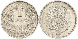 1 Mark 德意志帝國 (1871 - 1918) 銀 